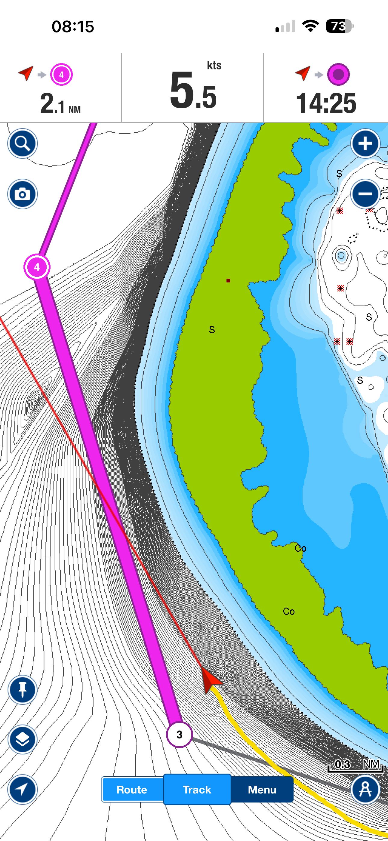 IMAGE: Navionics - Navigating using Startlink Positioning over Datahub