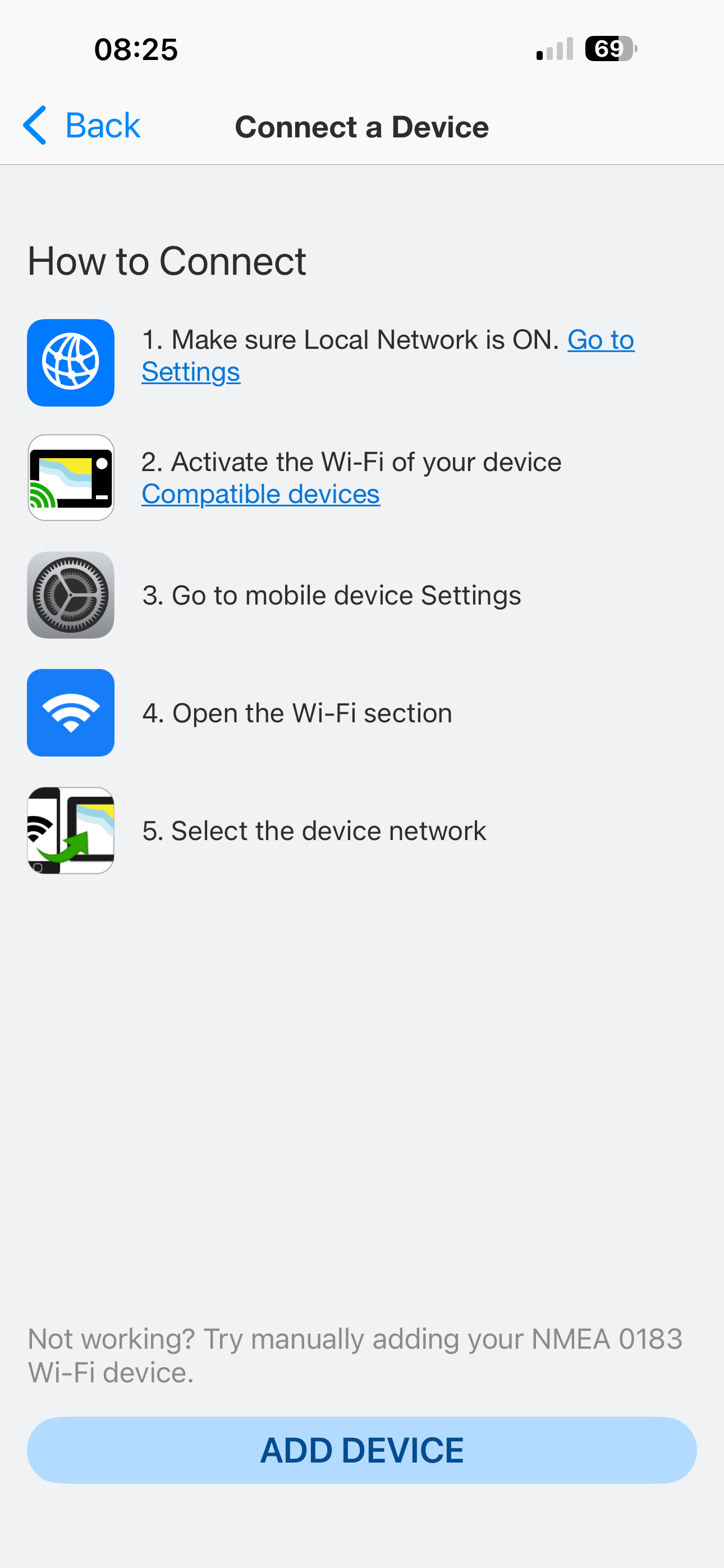 IMAGE: Navionics - Pairing a New Device